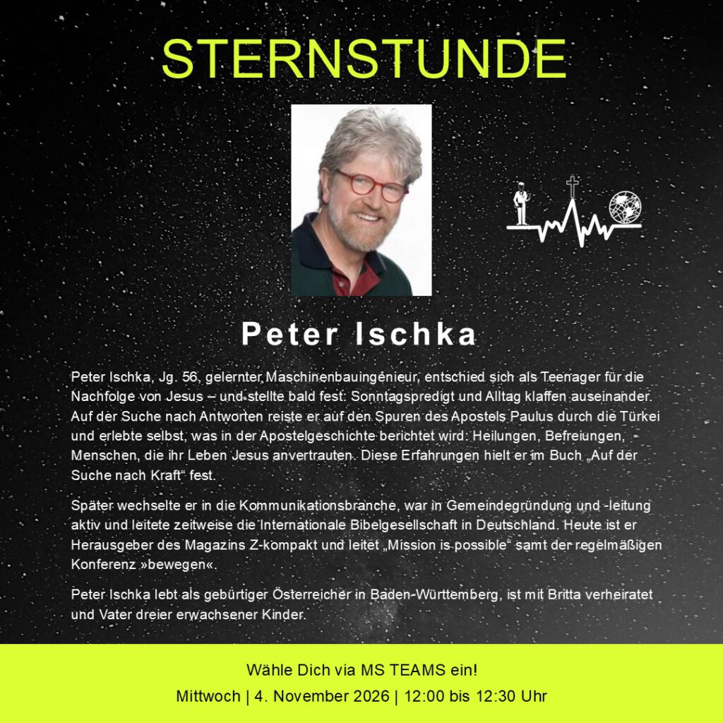 flyer sternstunde mit peter ischka